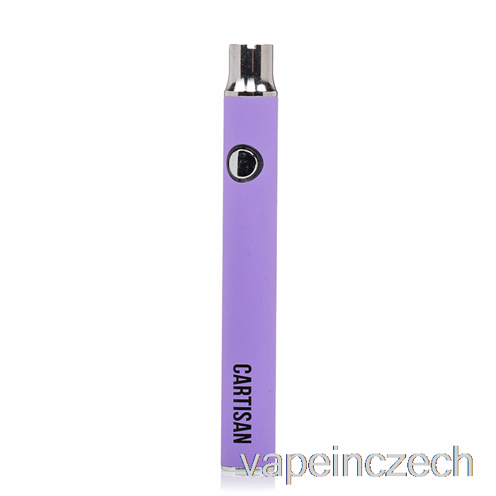 Cartisan Button Vv 350 510 Bateriové Fialové Vape Pero